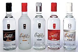 Дизайн бутылки и оформления водки «Русский Ампир» 